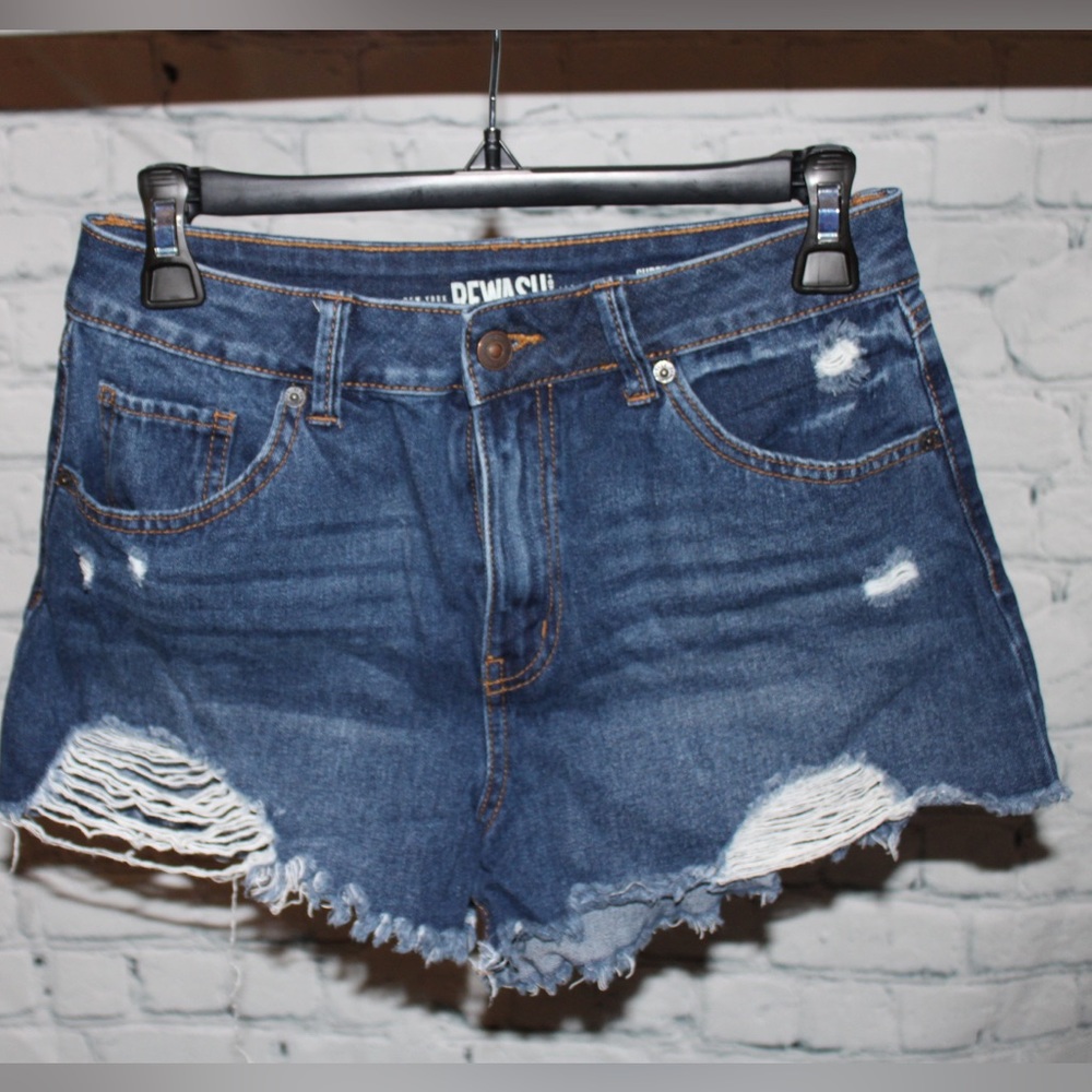 Rewash Distressed Shorts